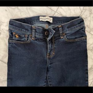 Abercrombie Kids Dark Wash Skinny Jeans, Size 16 Slim